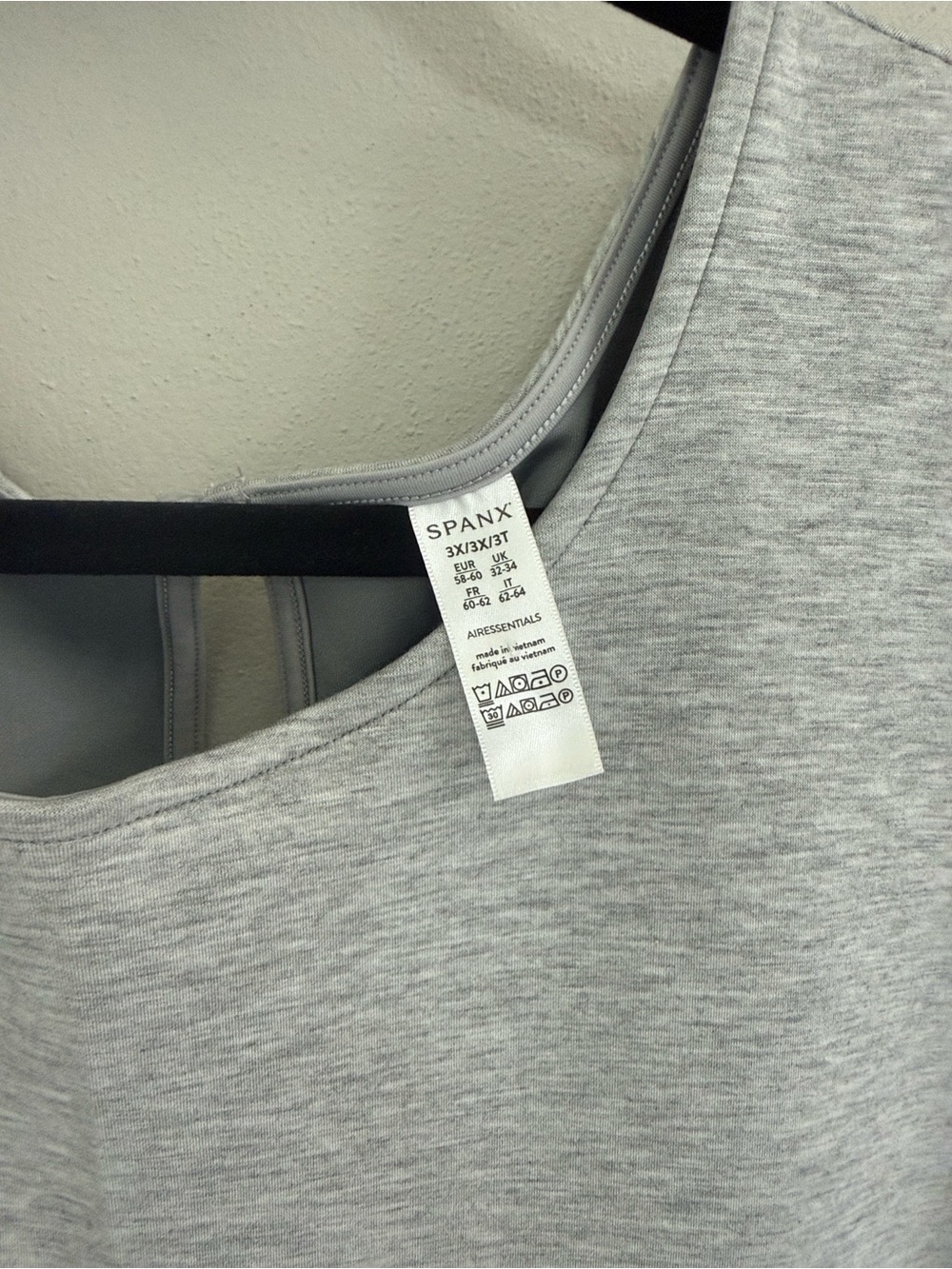 Spanx AirEssentials Jumpsuit Light Grey Heather Size 3X NWT - Picture 3 of 11